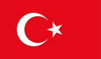 National flag of Türkiye (Turkey)
